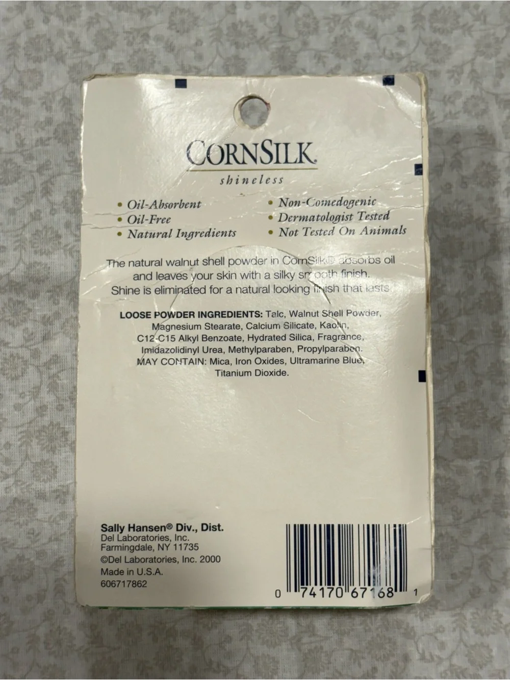 Sally Hansen Cornsilk Shineless Loose Powder Natural Matte 6717-86 Oil-Free .5oz